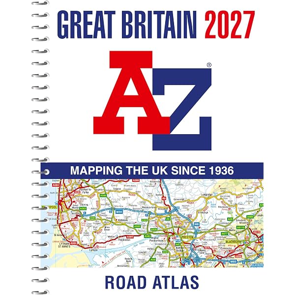 A -Z Great Britain Super Scale Road Atlas 2027 (A3 Spiral): Easy